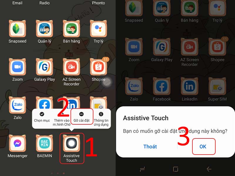 Gỡ bỏ Assistive Touch